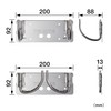Tajima Safety System, J-Hook Folding Double, TB-JFW, For Safe Dolly,