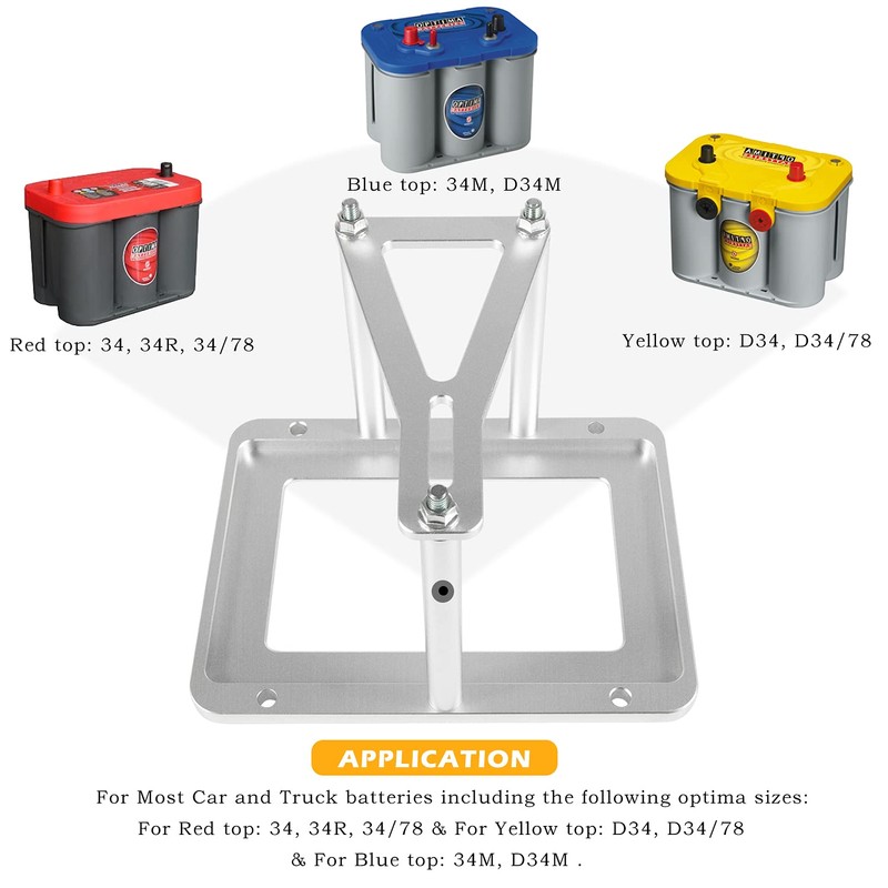 Danti Universal Battery Tray Hold Down Trunk battery Relocation Box