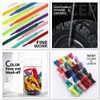 VSUDO VSUDO 100 cm Flat Neon Green Shoe Laces for
