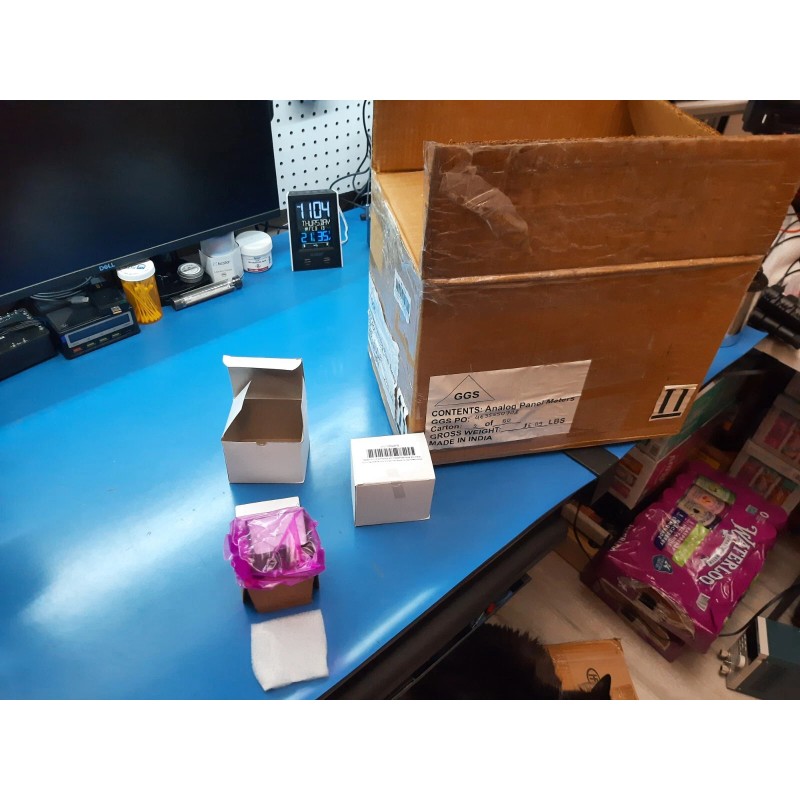 Grainger / Rish Vista Analog Panel Meter, AC 0-25 Amps