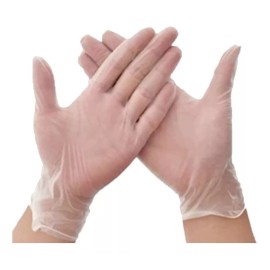 UniSeal Guante Vinyl Vinil Uniseal Sin Polvo Trasparente C/100 T/m