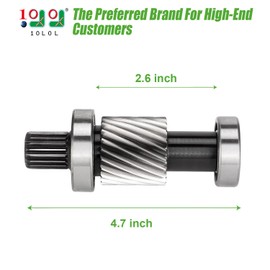 10L0L Input Shaft Kit for EZGO TXT & Medalist 1994-up, Marathon 1988-1994 Electric Golf Cart, 21 Tooth Spline Gear 1.5" Diameter, OEM# 28095G01 28095-G01 26926G01 26926-G01 612556
