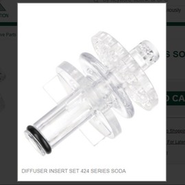 Multiplex DIFFUSER INSERT SET 424 SERIES SODA # 504-10