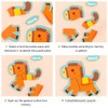 Wooden Puzzle, Wooden Puzzle, 6 Pieces Wooden Puzzle Children, Wooden