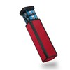 TOMSKYE Pull-Out Pill Case, Premium Leather Portable Pill Case, Dustproof,