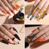 21pcs Kit De Pinceles Para Uñas Acrilico Manicura Decoración