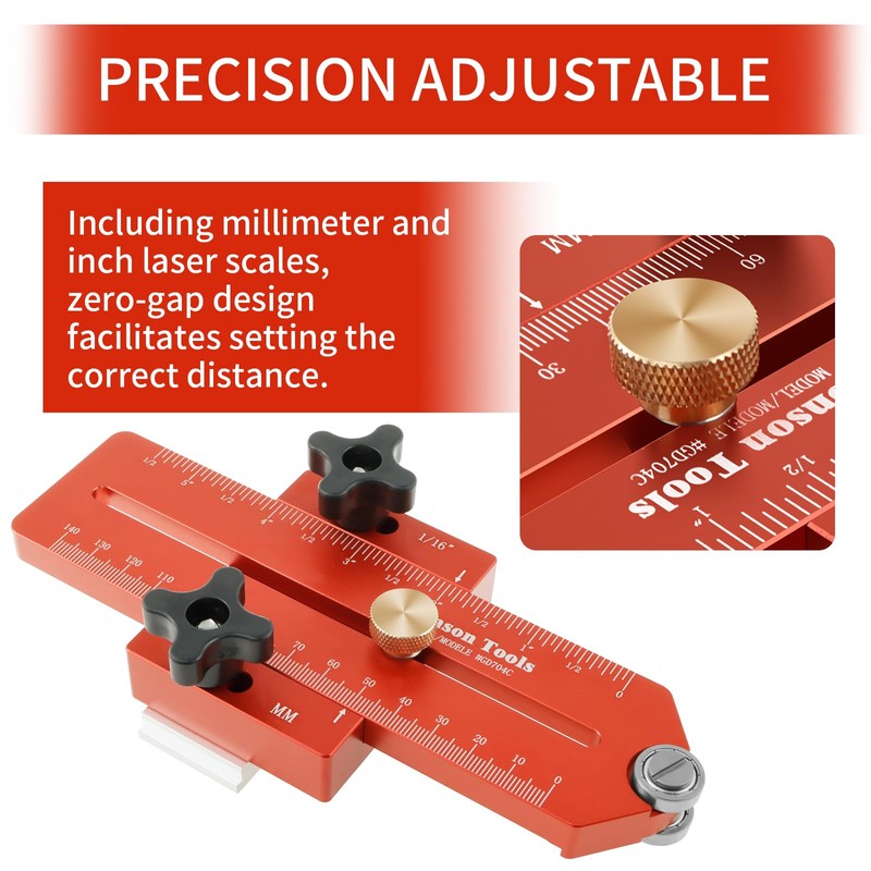 Abizarch Thin Rip Table Saw Jig Aluminum Alloy Table Saw