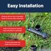 KLift-It Rotor Sprinkler Riser Extender - 2 inch Coupler with