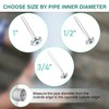 TVIOX Pipe Reamer Tool Set, 3Pcs PVC Pipe Reamer Tool