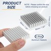 PATIKIL Heatsink 50x50x11mm, Aluminum Cooler Radiator Heat Sink with Thermal