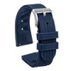 watchdives Rubber Waffle Watch Band, Soft Rubber Watch Strap Waterproof
