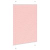 vidaXL Pleated Blind Pink 100 x 100 cm Fabric Width