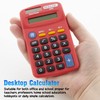 BAZIC 8-Digit Dual Power Calculator Pocket Size, Solar Powered &