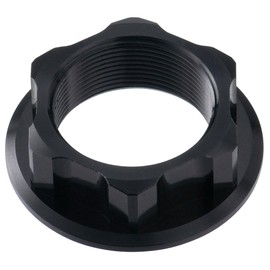 ZETA RACING (ZETA RACING) CRF125F '15-25, CRF250F '19-25, GROM '13-22, CT125 (JA55/JA65) '20-25 etc... Steering Stem Nut Black M24x30-P1.0 H12 F7940