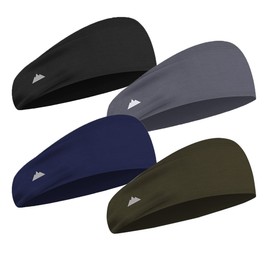 Tough Headwear Mens Sweat Bands - Athletic Cycling Headbands for Sports and Workouts, Multicolor, One Size