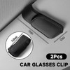 2-Piece Car Glasses Clip, Multi-Function Storage Clip, Car Sun Visor