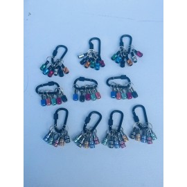 Unbranded 10x   1/4" Hex Shank Quick Release Keychain Screwdriver Drill Bit Holder Bit Set