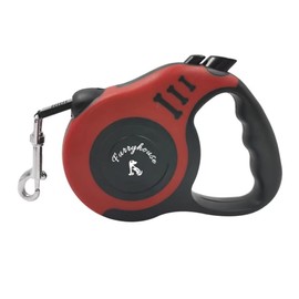 Furryhouse Retractable Dog Leash, 5 Metre with 360° Tangle-Free, Heavy Duty Nylon Tape, Ergonomic Handle with Non-Slip Grip, Metal Clip, Suitable for Dogs Up to 15kg (yellow)