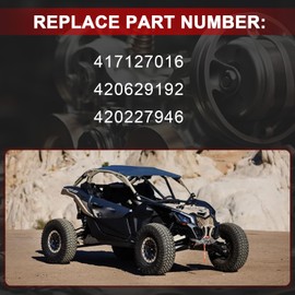 420629192 Secondary Clutch Roller Kit Compatible with 2015-2023 Can-Am Maverick/Defender/Traxter & Maverick X3 Turbo Models 417127016