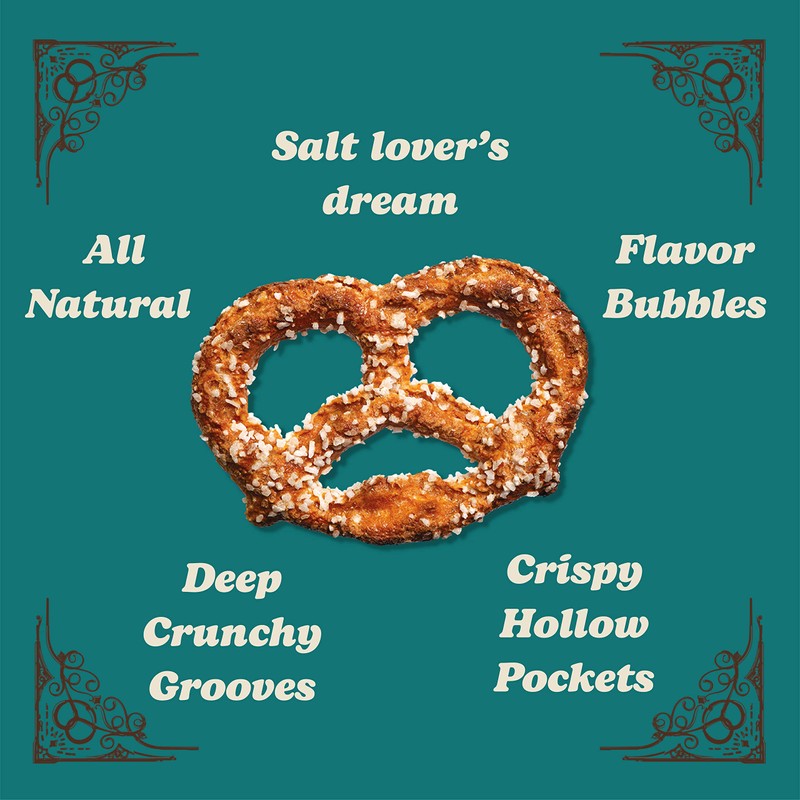 Unique Snacks Extra Salt Splits Pretzels, Original Split-Open Pretzels, Delicious