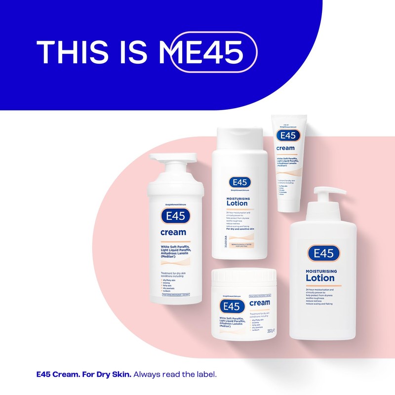 E45 E45 Moisturiser for Dry Skin and Sensitive Skin Cream,