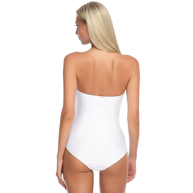 RELLECIGA Traje de baño de una pieza sin tirantes con