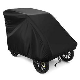 Bike Cover for 2 Bikes, Bicycle Cover for Outside Storage, Mountain Bike Cover Heavy Duty, Bicycle Protection Cover, 84 x 140 x 99cm, for Mountain Bikes/Road Bikes (Black)