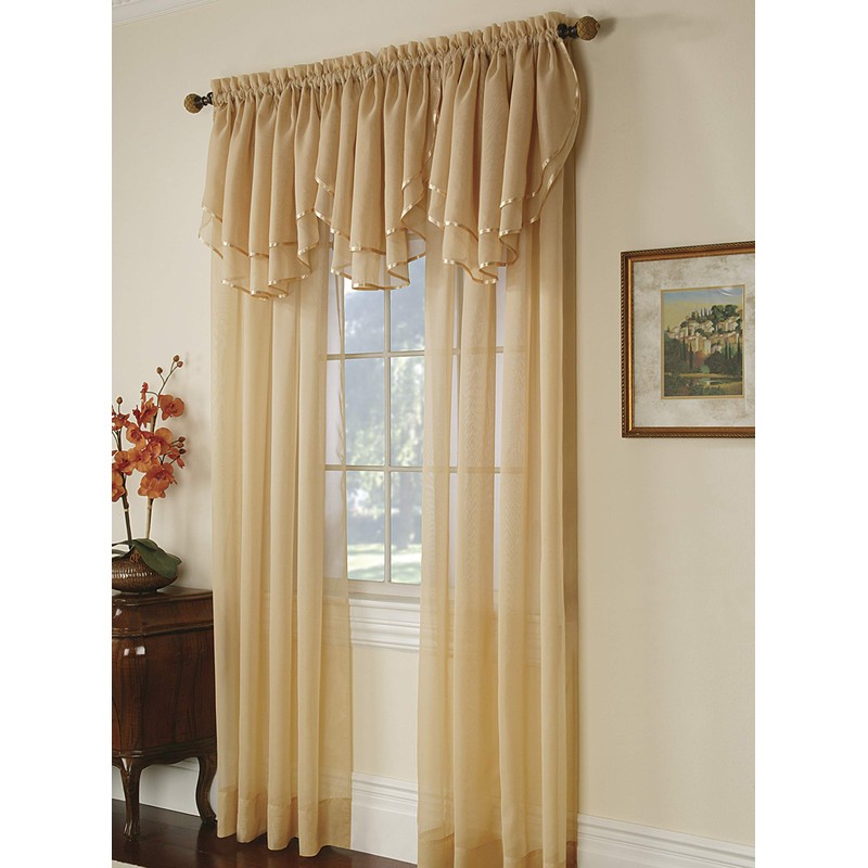 Stylemaster Elegance Sheer Voile, 60" X 95" | Panel, Beige