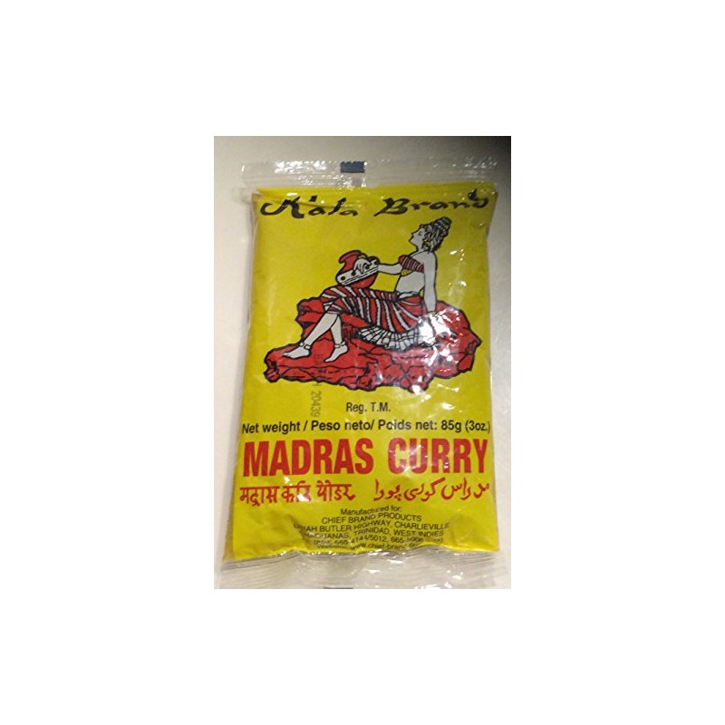 Kala Brand Madras Curry Powder (3 oz Bag)