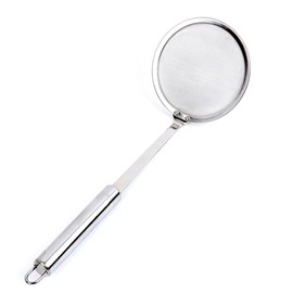 TEMCHY Hot Pot Fat Skimmer Spoon - Stainless Steel Fine Mesh Strainer for Skimming Grease and Foam