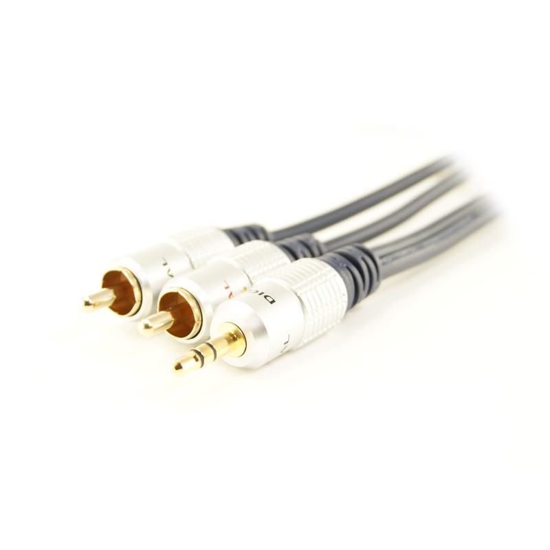 Ex-Pro® - ProAV OFC Gold - Metal Audio Stereo Cable