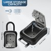 NBYT Portable Combination Lock keybox,for House Keys Key Hiders to