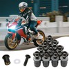 Windscreen Screws, Pack of 10 Motorcycle Windshield Mounting Screws, M5