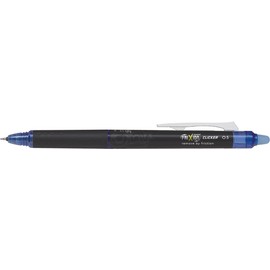 PIlot Frixion Point Clicker Retractable Erasable Roller Ball Pen - 0.5mm Synergy Tip - Blue Ink - Each