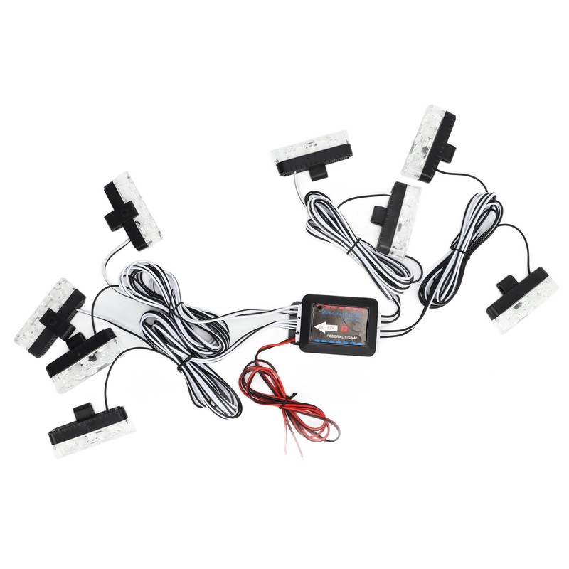 12V Car Emergency Strobe Lights Bright Illumination 24 LED Lights