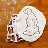 Set of 2 Rhodesian Ridgeback Dog Cookie Cutters, 2 Pieces