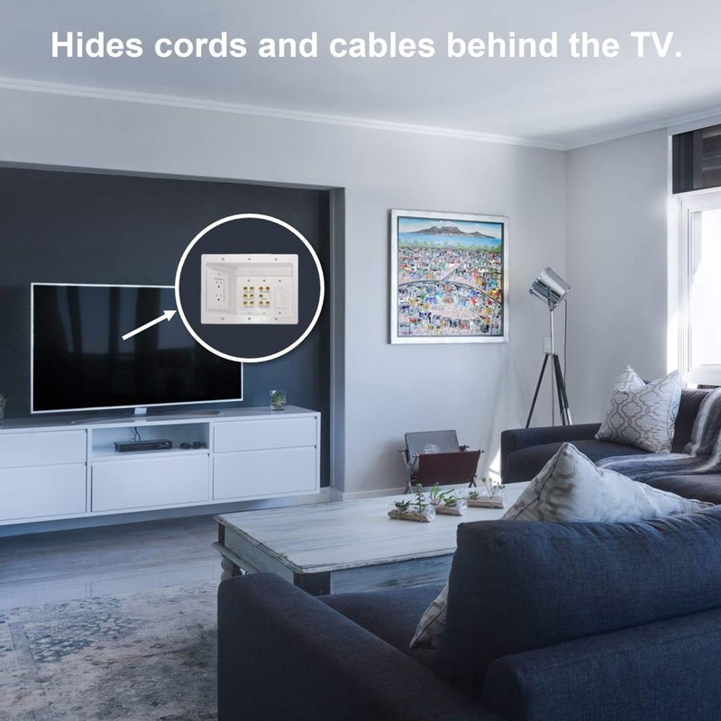 Legrand - OnQ Home Theater Connection, Recessed TV Outlet Supports