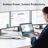 LIONWEI Laptop Docking Station 13 in 1 - Dual HDMI+DisplayPort+10Gbps,