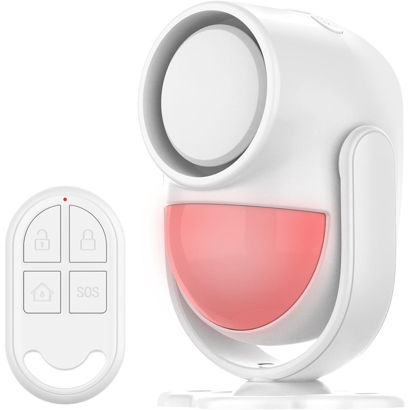 Luckydeer 125dB Loud Motion Sensor Alarm with 328ft Remote Control(40ft