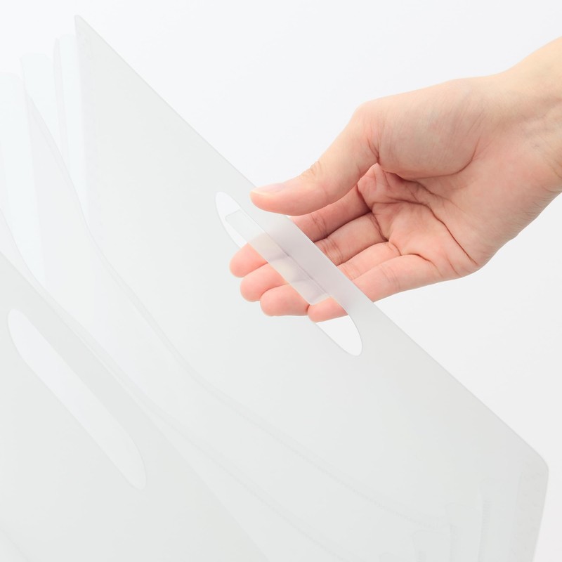 MUJI 84924859 Polypropylene Jabara File for A4, 6 Pockets