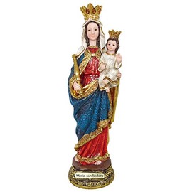 Love's Gift Maria Auxiliadora Estatua Mary Auxiliadora Statue Religious Sculpture (6 Inch)