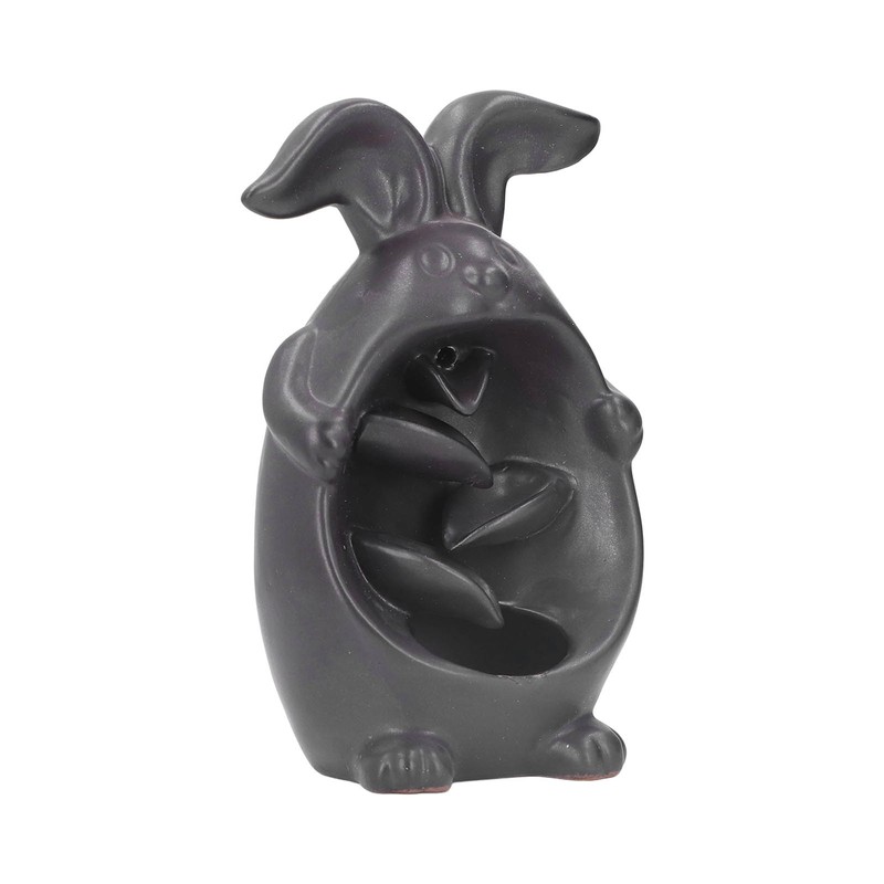 Incense Burner Bunny Shape Exquisite Beautiful Backflow Waterfall Aroma Burner