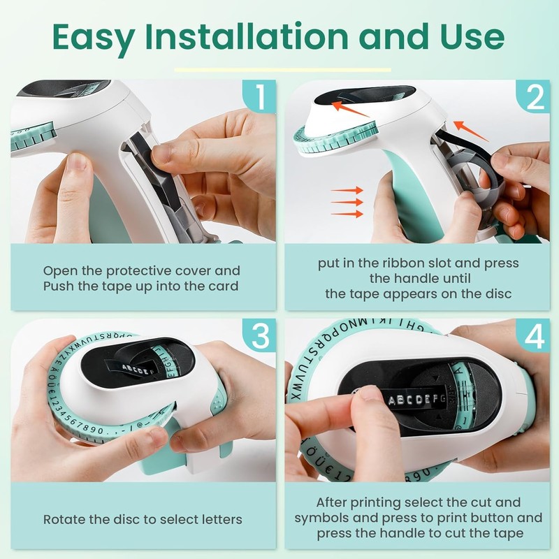 LabelCenter Labelling Device, 3D Embossing Device, Portable Labelling Device, Label