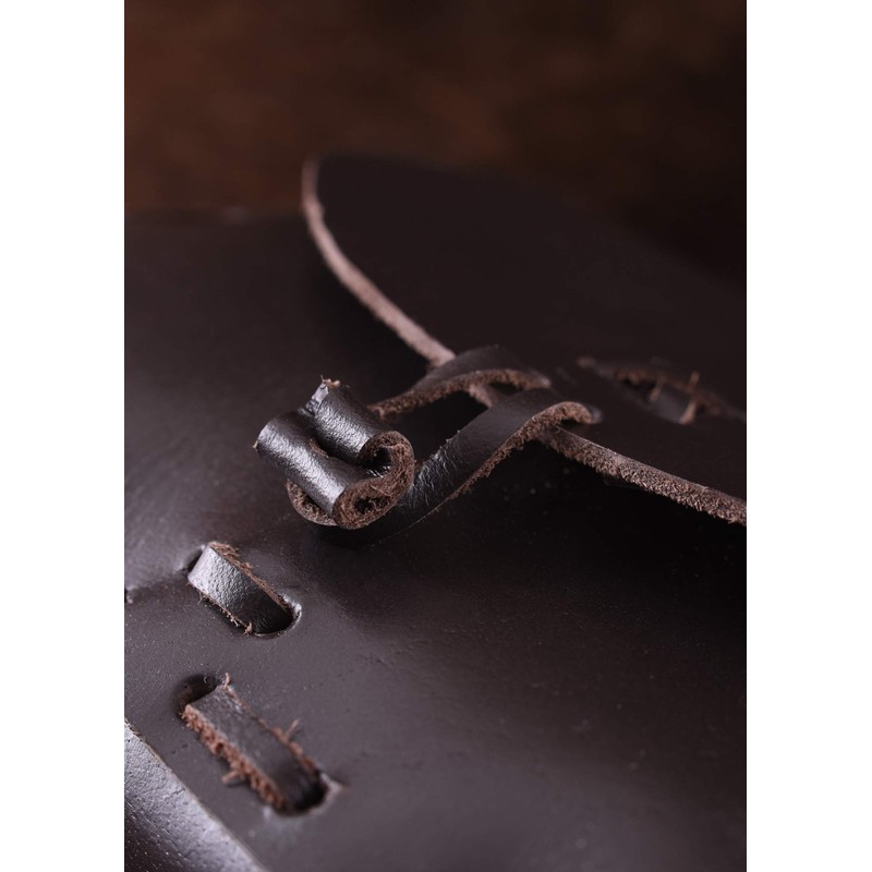 Medieval ULFBERTH Dark Brown Leather Bum-Bag Purse-Medieval