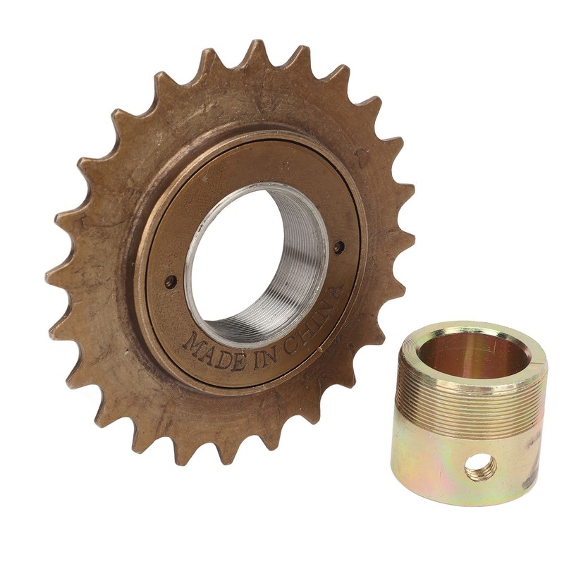 Bike Freewheel Adapter Set Professional 24T Single Speed Freewheel 24mm