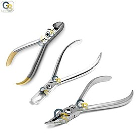 G.S DENTAL Orthodontic Pliers Weingart Hard Wire Cutter Long POSTERIOR LAB New