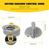BLUE ELF 2pcs WH01X10462 Dryer Control Knob with Reinforced Metal
