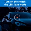 Fake Car Alarm, Dummy Car Alarm,(Batteries Included) Red LED Light