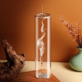 Incense Holder for Sticks, Insence Stick Burner Holder with Removable Glass Ash Catcher, for Home Decor