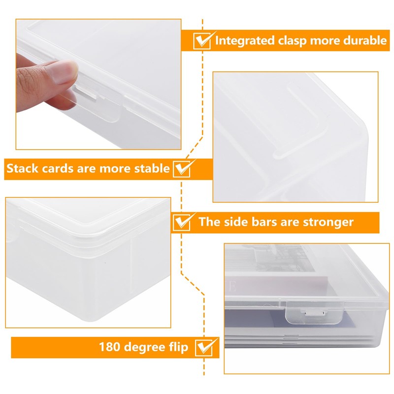 ASelected Clear Plastic Storage Boxes with Lids